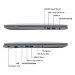 TERRA MOBILE 1717R Intel® Core™ i5 i5-1334U Laptop 43.9 cm (17.3") Full HD 16 GB DDR4-SDRAM 1 TB SSD Wi-Fi 6 (802.11ax) Windows 11 Home German Grey