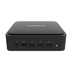 GIGABYTE GB-BER7-8840 PC/workstation barebone Black PRO 8840U 3.3 GHz