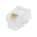 Monoprice 7269 wire connector RJ-11 Transparent