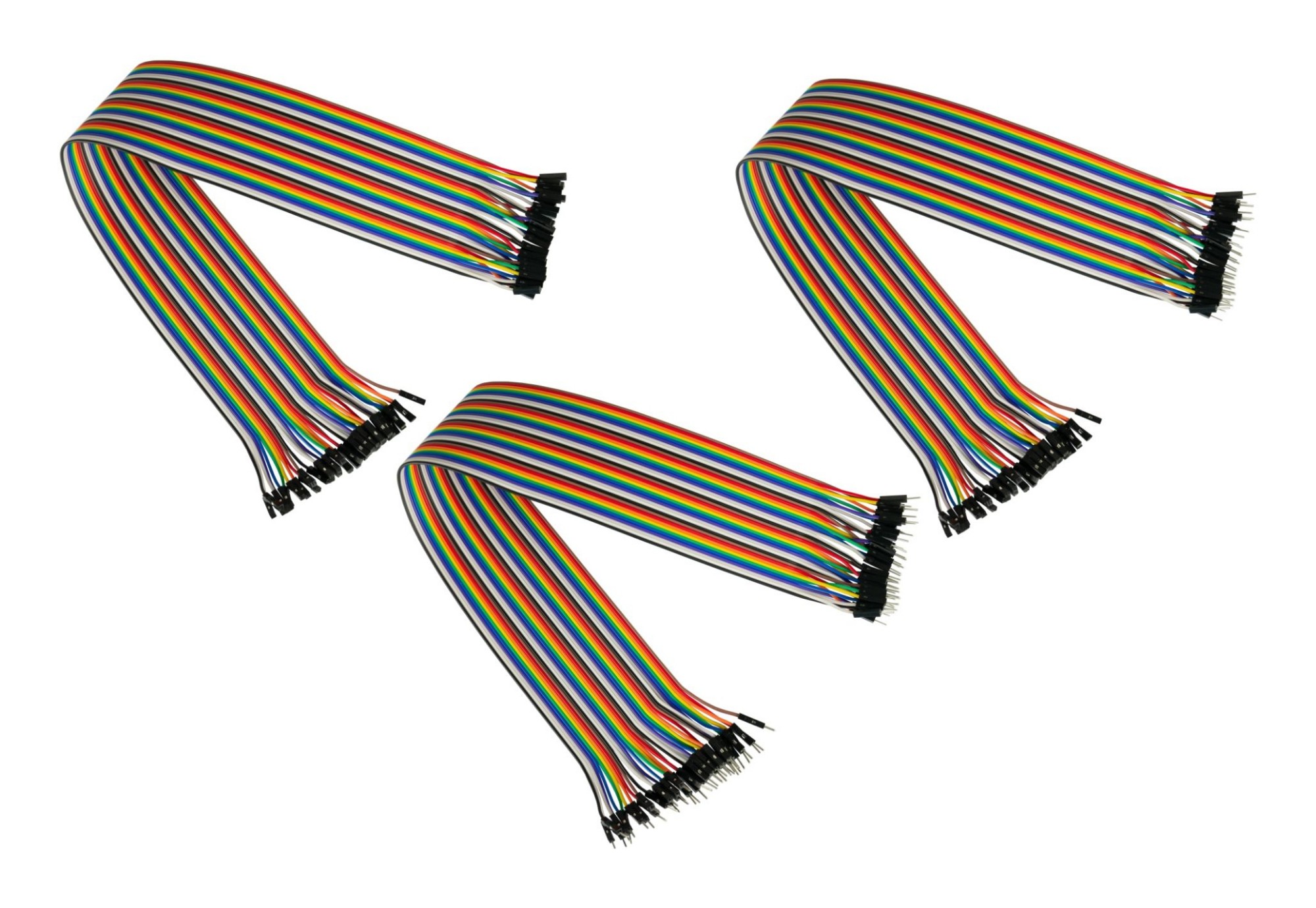 EU Product - Jumper Wire 40-Pin, 3er BU-BU/ST-BU/ST, 40cm thumbnail