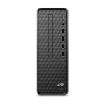 HP Slim Desktop S01-pF2003na Intel® Core™ i3 i3-12100 8 GB DDR4-SDRAM 256 GB SSD Windows 11 Home Tower PC Black