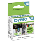 Dymo 11353/S0722530 DirectLabel-etikettes 13mm x 25mm for Dymo 400 Duo/60mm