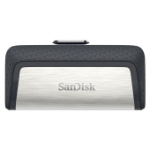 SanDisk 173338 USB flash drive 64 GB USB Type-A / USB Type-C Black, Silver
