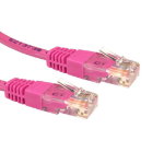 Cables Direct URT-605P networking cable Pink 3 m Cat5e U/UTP (UTP)