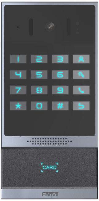 Fanvil i64 Video Intercom with Keypad and RFID Reader - Surface mounta