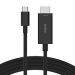 Belkin AVC012bt2MBK 78.7" (2 m) USB Type-C HDMI Black