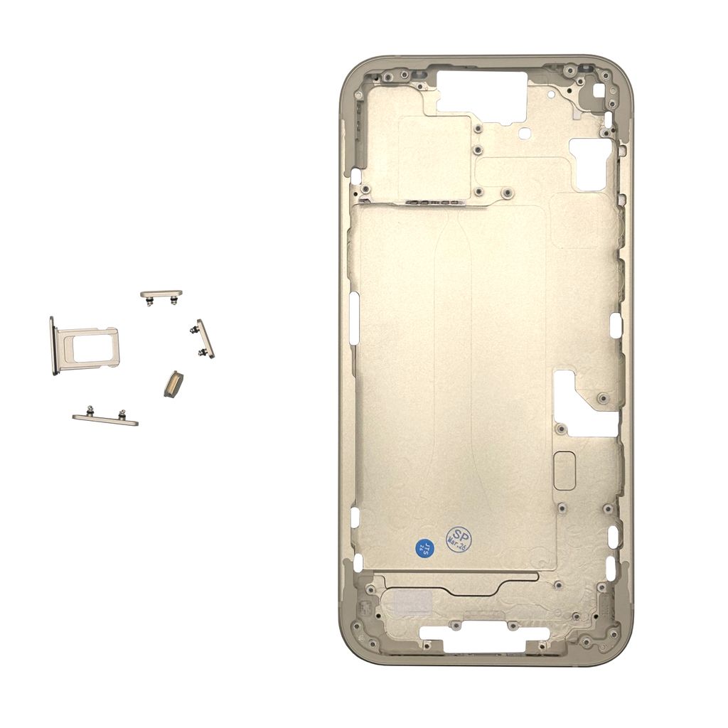 EU Product - iPhone 15 Plus Midframe - Yellow thumbnail