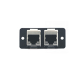 Kramer Electronics Wall Plate Insert - 2 x RJ-45 outlet box