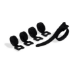 Durable Cavoline Grip Tie cable tie Hook & loop cable tie Black 5 pc(s)