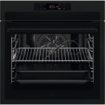 AEG 8000 Series Pyrolytic Self-Cleaning Digital Electric Single Oven with Food Probe - Matt Black