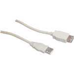 Schwaiger CK1502 531 USB-kabel USB 2.0 2 m USB A Grijs