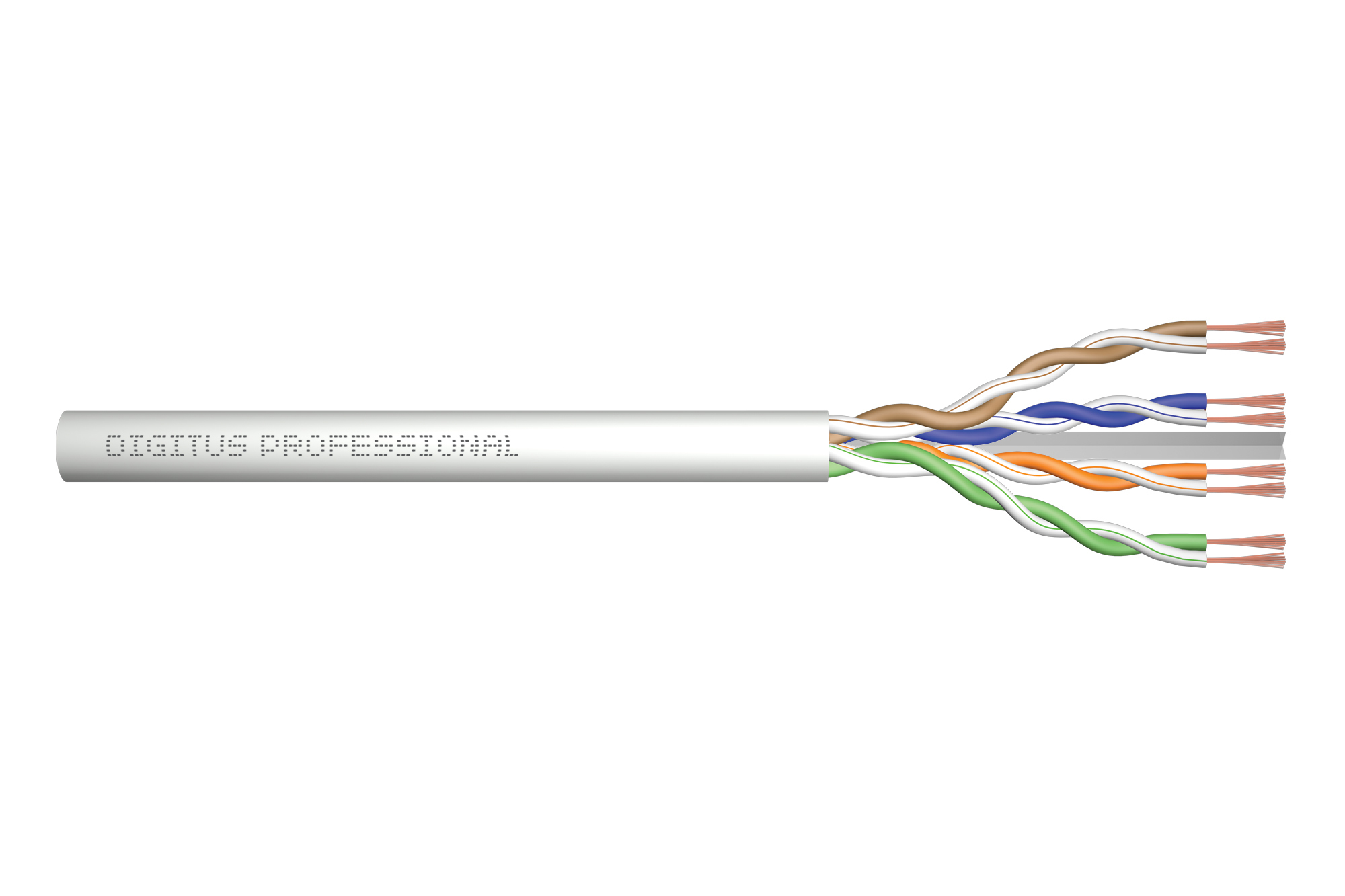 Image of Digitus CAT 6A U/UTP twisted pair patch cord, raw