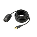 SMART Technologies USB-XT USB cable USB 2.0 196.9" (5 m) USB A 0.48 Gbit/s Black