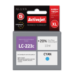 Activejet AB-223CN ink (replacement for Brother LC223C; Supreme; 10 ml; cyan)