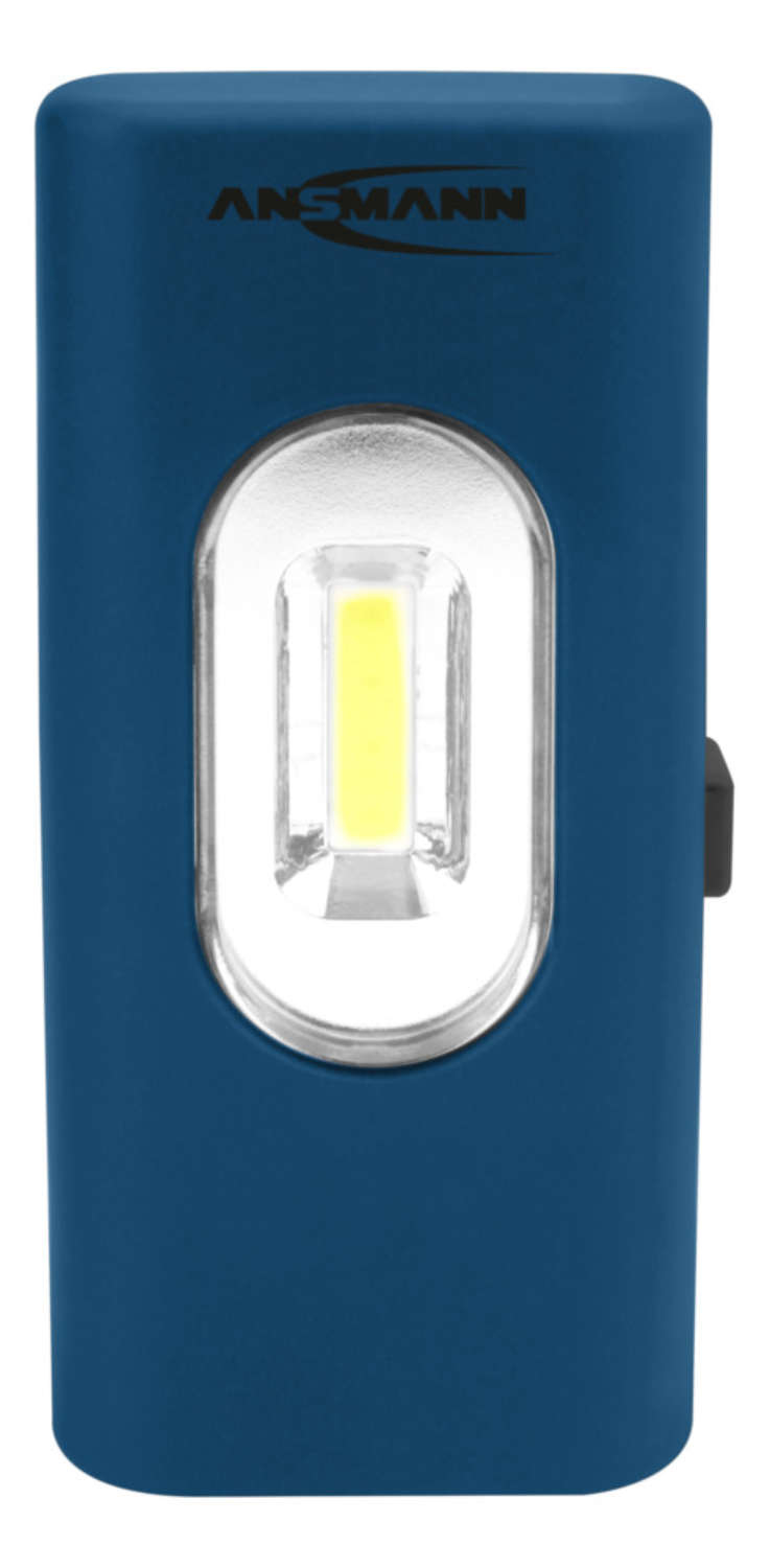 1600-0302 ANSMANN WL30B - Clip Taschenlampe - Blau - IP20 - COB LED - 1 W - 40 lm