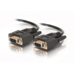 C2G 15ft DB9 F/F Cable - Black serial cable 179.9" (4.57 m)