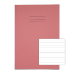 Rhino 13 x 9 Oversized Exercise Book 40 Page Pink F8 (Pack of 100)