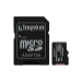 Kingston Technology Canvas Select Tarjeta micSDXC Plus 100R A1 C10 de 256 GB + ADP