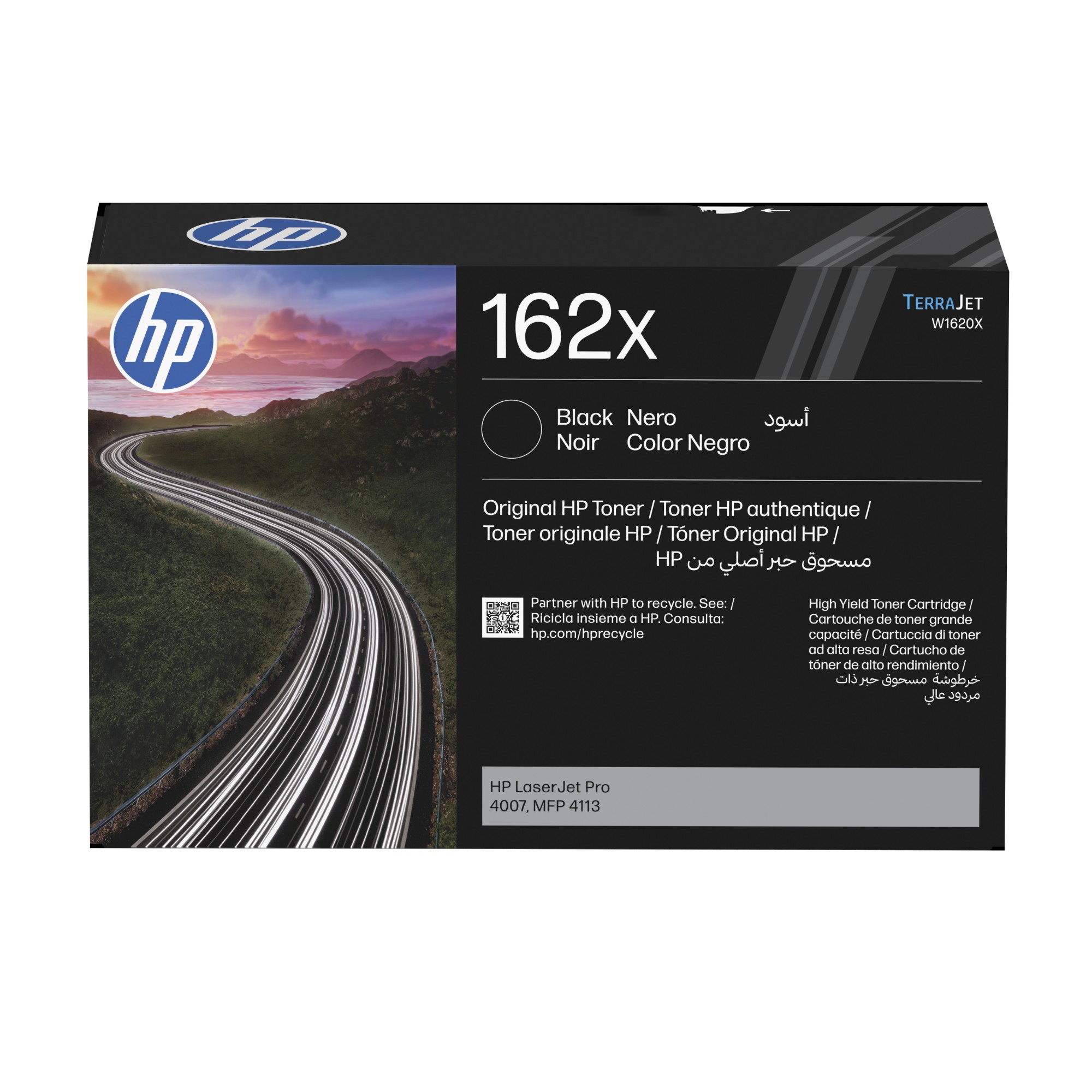 HP W1620X/162X Toner cartridge high-capacity, 10K pages ISO/IEC 19752 for HP LaserJet Pro 4007