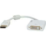 ROLINE 12.03.3136 video cable adapter 0.15 m DisplayPort DVI-D White