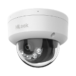 HILOOK Domo IP de 2mp / Lente 2.8 mm / 20 mts IR + 15 mts Luz Blanca / Micrófono Integrado / ACUSENSE Lite / Uso en interior / PoE / dWDR / H.265+ / ONVIF -