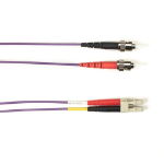 Black Box FOLZH10-003M-STLC-VT fibre optic cable 3 m ST LC OM3 Violet