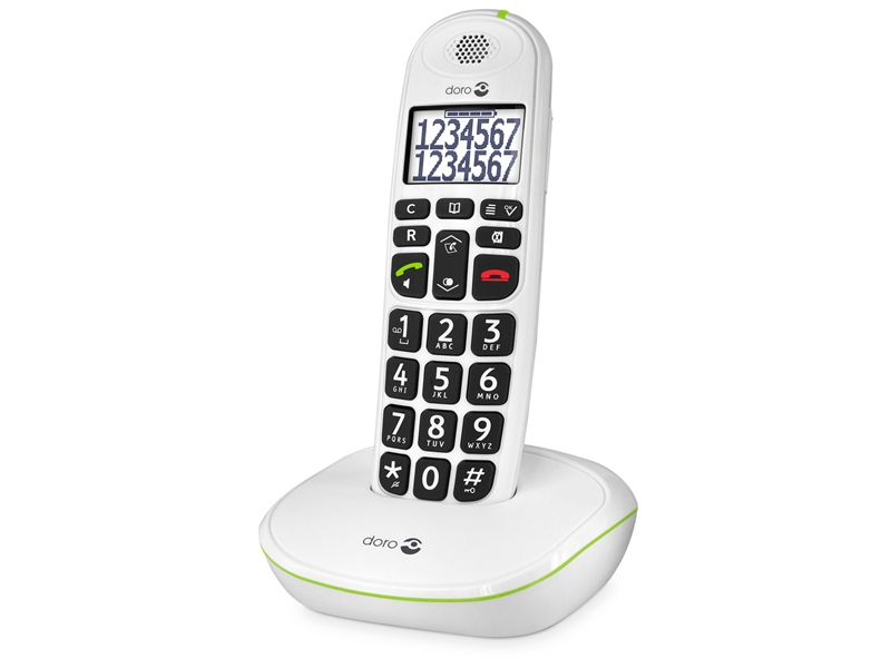 Image of Doro PhoneEasy 110 DECT telephone Caller ID White