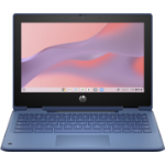 HP Chromebook Fortis x360 G5 Intel® N N100 29.5 cm (11.6") Touchscreen HD 8 GB LPDDR5x-SDRAM 64 GB eMMC Wi-Fi 6E (802.11ax) ChromeOS Blue