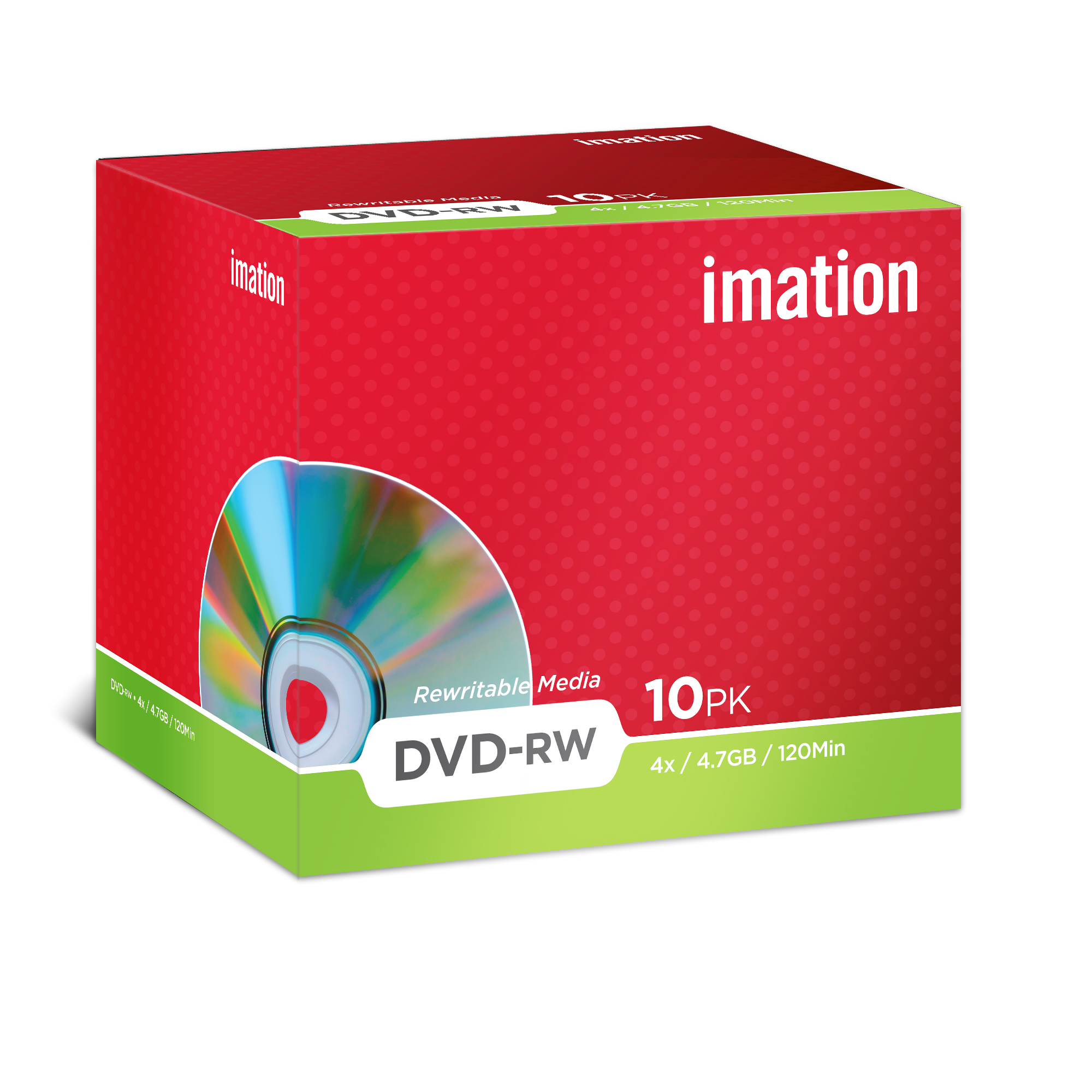 Imation 10 x DVD-RW 4.7GB 10 pc(s)