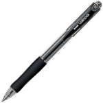 UNIBALL LAKNOCK SN100 RETRACTABLE BALLPOINT PEN 0.7MM FINE BLACK