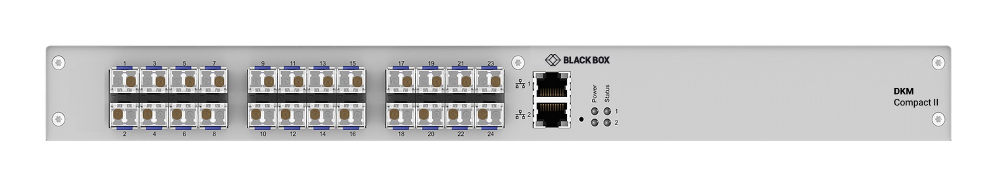 Black Box ACXC24F-1G KVM switch Rack mounting Black. Grey