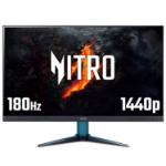 Acer NITRO VG2 Nitro VG272UV3 gaming monitor - 27", Quad HD, 180Hz, 0.5ms, FreeSync Premium, DisplayHDR 400, HDMI & DP