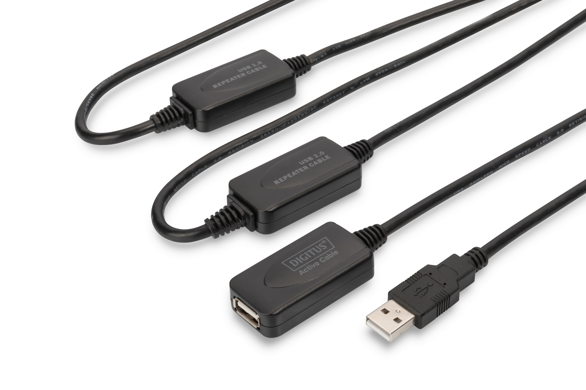 Image of Digitus USB 2.0 Repeater Cable, 25m