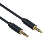 Mercodan 153211050 audio cable 5 m 3.5mm Black