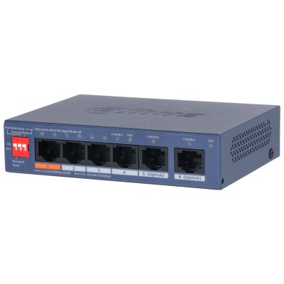6-Port Cloud Managed Desktop  Switch with 4-Port PoE thumbnail