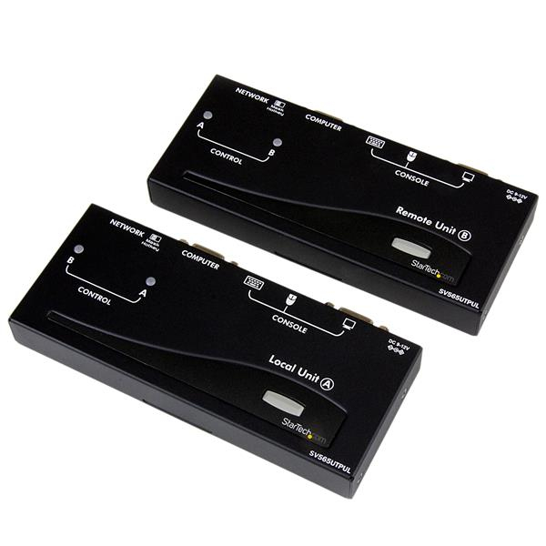 Image of StarTech.com Long Range USB VGA KVM Console Extender over Cat5 UTP...
