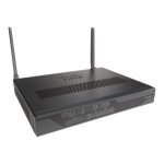 Cisco C881WD-A-K9, Refurbished wireless router Fast Ethernet Dual-band (2.4 GHz / 5 GHz) 4G Black