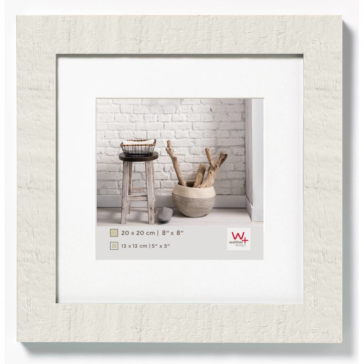 Image of walther design HO330V - Wood - White - Single picture frame - 18 x...