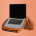 R-Go Tools Laptoptas R-Go Viva, full-grain leer, met geïntegreerde laptopstandaard, sociaal product, voor 15,6 inch, bruin
