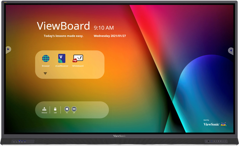 Viewsonic IFP8652 interactive whiteboard 2.18 m (86") 3840 x 2160 pixels Touchscreen Black HDMI