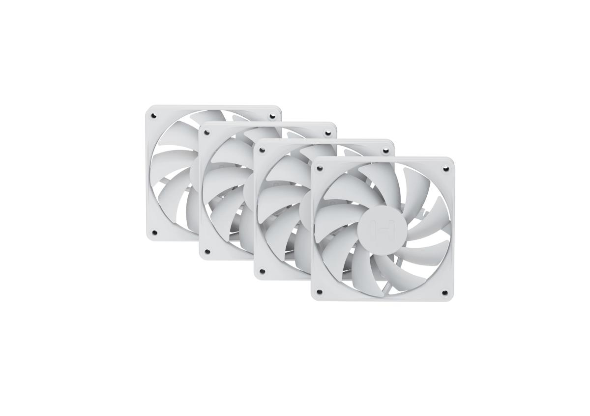HYTE FAN- -FA12-WW-4 computer cooling system Computer case 12 cm White