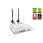 Draytek DRY LAN DV2862LAC Multi Wan Firewall Router Vdsl2/ Adsl2+ Gigabit 3g/ 4g Usb Wan Port Load