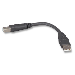 Belkin Pro Series USB 2.0 Device Cable - 6 inches USB cable 5.91" (0.15 m) USB A USB B Black