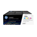 HP CF440AM/312A Toner cartridge MultiPack cyan magenta yellow, 3x2.7K pages ISO/IEC 19798 Pack=3 for HP CLJ Pro M 476