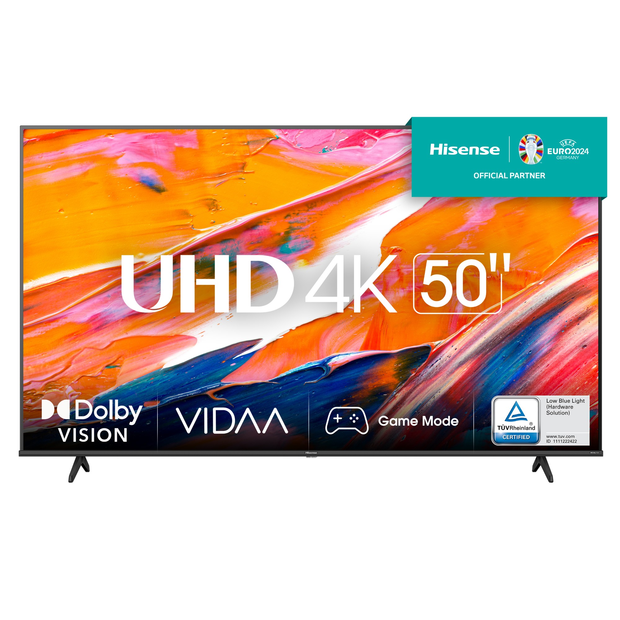Hisense 50A6K 127 cm (50") 4K Ultra HD Smart TV Wi-Fi Black 300 cd/mÂ²