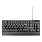 Rocstor KS18 Security USB keyboard Universal QWERTY Black