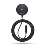 StarTech.com Qi2.2 Certified 25W Magnetic Wireless Charging Pad with 6.6ft (2m) USB-C Tethered Cable, MagSafe Compatible for iPhone 17/16 Pro/Pro Max, Black