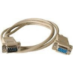 Microconnect DB9-DB9 1.8m serial cable Grey