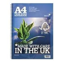 Silvine Premium Environmentally Friendly Ruled Notebook 160 Pages A4 (5 Pack) R202