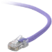 Belkin Cat5e, 2ft, 1 x RJ-45, 1 x RJ-45, Purple networking cable 23.6" (0.6 m)